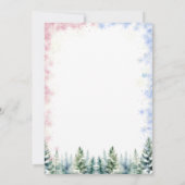 Er oder sie kocht Weihnachtsgeschmuck Gender-Offen Einladung (Rückseite)