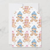 Er oder sie Lebbrot Gender Reveal Arch Einladung (Rückseite)