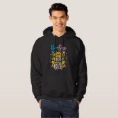 Er oder sie Mama zu sein, geschlechtsspezifisch zu Hoodie (Vorne ganz)