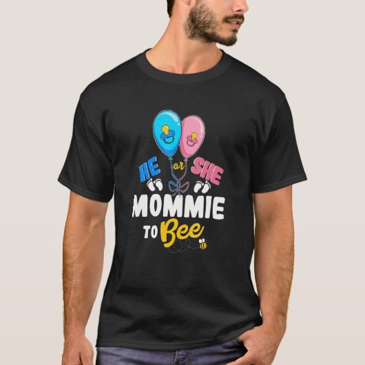 Er oder sie Mommie, die beste Mama aller Zeiten zu T-Shirt (Vorderseite)
