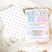 Er oder sie offenbart das Geschlecht der Elefanten Einladung