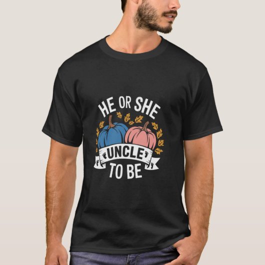Er oder sie Onkel werden Geschlecht Enthüllung Spa T-Shirt (Vorderseite)
