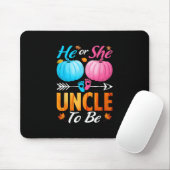 Er oder sie Onkel wird Kürbis Thanksgiving Geschle Mousepad (Mit Mouse)