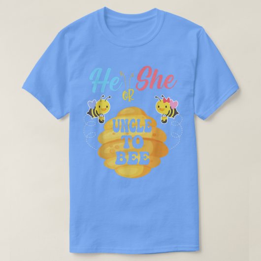 Er oder sie Onkel zu sein, was wird es Geschlecht T-Shirt (Design vorne)