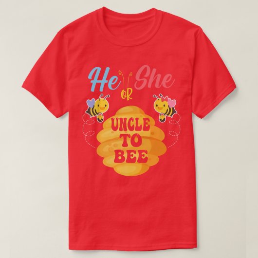 Er oder sie Onkel zu sein, was wird es Geschlecht T-Shirt (Design vorne)
