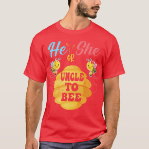 Er oder sie Onkel zu sein, was wird es Geschlecht T-Shirt