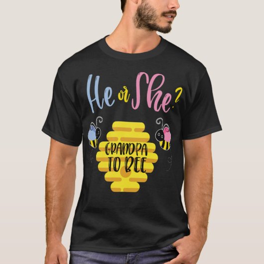 Er oder sie Opa für den Spaß Bienen T-Shirt (Vorderseite)