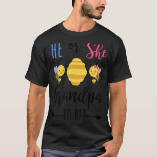 Er oder sie Opa, um zu sein Erwartung Großvater T-Shirt