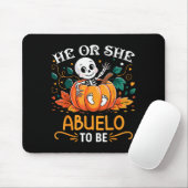 Er oder sie Opa zu Halloween Skelett Baby enthüllt Mousepad (Mit Mouse)