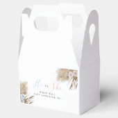 Er oder sie Pampas Grass Gender Reveal Party Geschenkschachtel (Geöffnet)