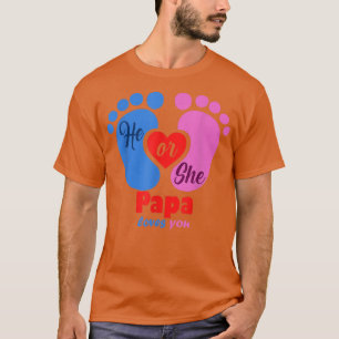 Er oder sie Papa Liebe Ihnen, Schwangerschaft und T-Shirt