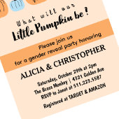 Er oder sie pumpen Halloween Gender-Offenbarung Einladung