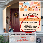 Er oder sie pumpen Halloween Gender-Offenbarung Einladung