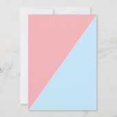 Er oder sie render offenbart Balloons up Theme Bab Einladung (Rückseite)