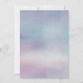 Er oder sie rosa Blue Pumpkin Gender Enthüllung Vi Einladung (Rückseite)