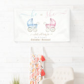 Er oder sie, rosa oder blaue Rollenerscheinung Banner (Insitu)