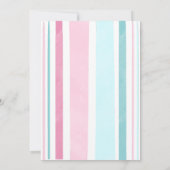 Er oder sie rosa und blaue Gender-Offenbarung Einladung (Rückseite)