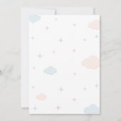 Er oder sie trägt die Genderoffenbarung Einladung (Rückseite)