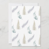 Er oder sie trägt Geschlecht offenbart Kleinigkeit Einladung (Rückseite)