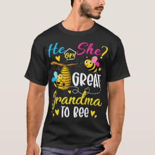 Er oder sie Urgroßmutter, um Biene Geschlecht zu e T-Shirt