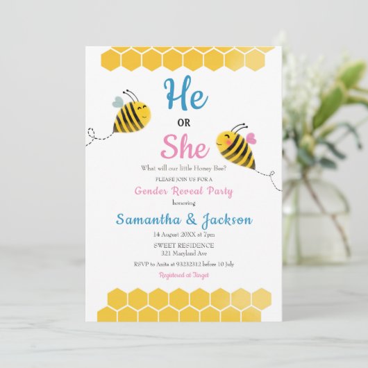 Er oder sie war eine Einladung zur Aufdeckung der (Stehend Vorderseite)