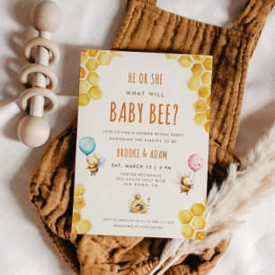 Er oder sie, was das Party der weiblichen Geschlec Einladung