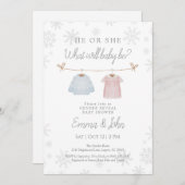 Er oder sie, was die Einladung sein wird (Vorne/Hinten)