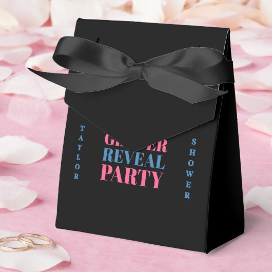 "Er oder sie? Was wird Baby sein?" Geschenkschachtel (Hochzeit)