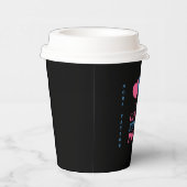 "Er oder sie? Was wird Baby sein?" Pappbecher (Rechts)