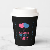 "Er oder sie? Was wird Baby sein?" Pappbecher (Vorderseite)