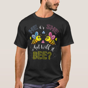 Er oder sie, was wird es werden Geschlecht T-Shirt