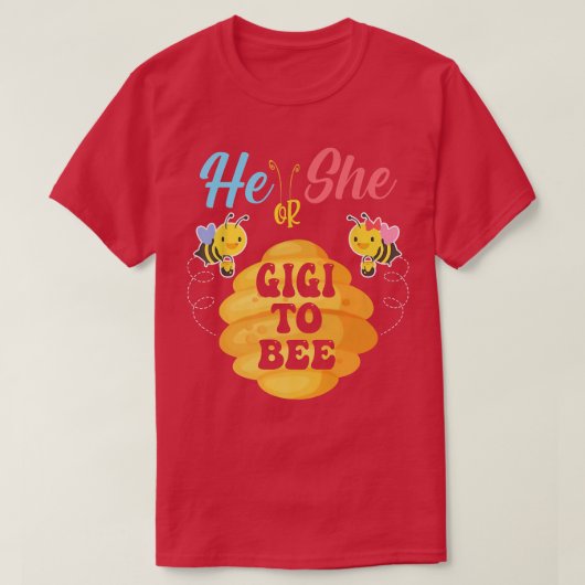 Er oder sie wird das sein, was das Geschlecht bewe T-Shirt (Design vorne)