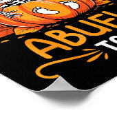 Er oder sie wird Opa zu Halloween Skelett Baby Ent Poster (Ecke)