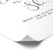 Er oder sie zeigen ein kleines Süsse-Geschlecht Poster (Ecke)