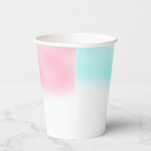 Er oder sie zeigt die Genderdarstellung Pappbecher (Rechts)