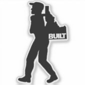 Er packt Idaho Vinyl Decal Aufkleber (Vorderseite)