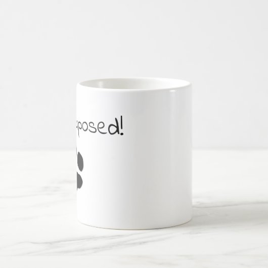 Er pawposed! kaffeetasse (Mittel)