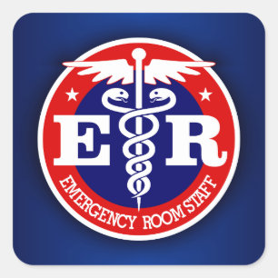 Er-Personal Quadratischer Aufkleber