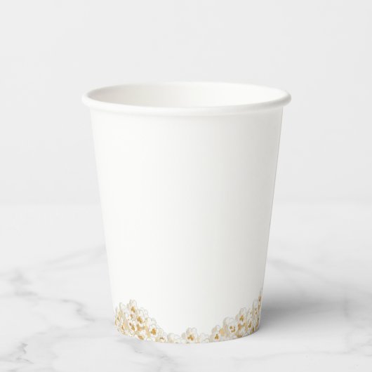 Er Poppte das Frage-Brautparty Popcorn Pappbecher (Rückseite)