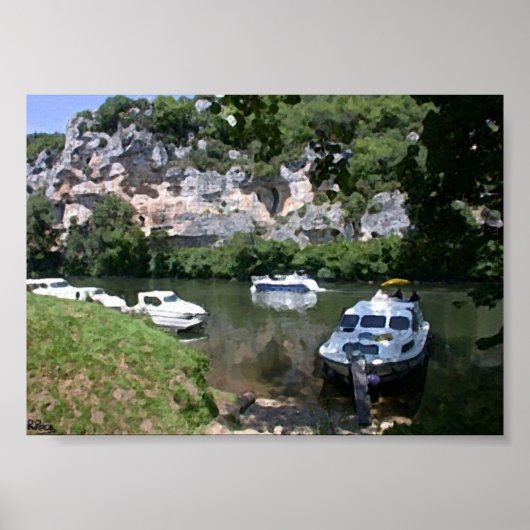 Er port von Bouzies Oils Atwork Plakat (Vorne)