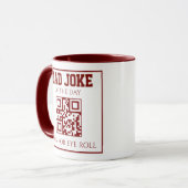 er QR-Vatervitz RED-Trends 2026 Top Tasse (Vorderseite Links)