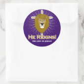 Er regiert! Der Löwe von Judah STICKERS (Tasche)