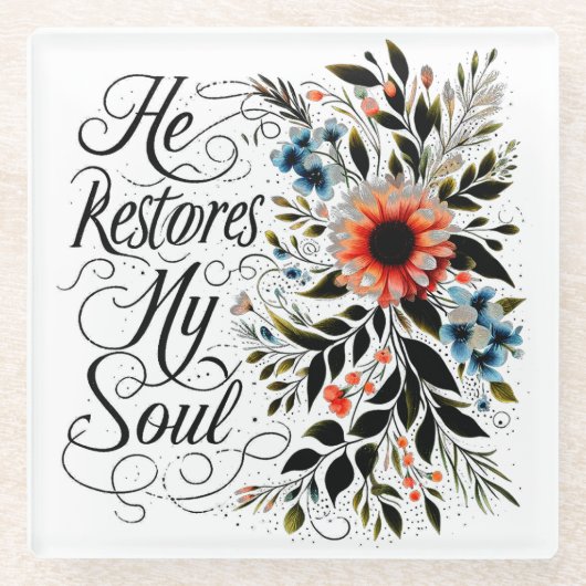 Er restauriert mein Soul Glasuntersetzer (Vorderseite)