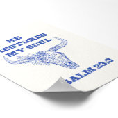 Er restauriert mein Soul - Psalm 23:3 Poster (Ecke)