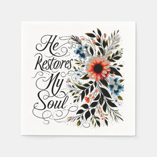 Er restauriert mein Soul Serviette (Vorderseite)