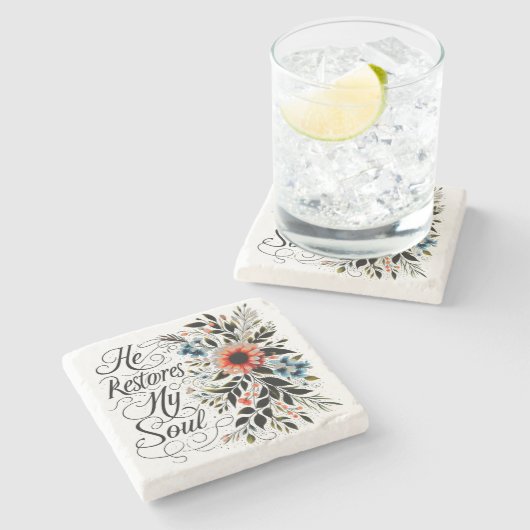 Er restauriert mein Soul Steinuntersetzer (Seitenansicht)