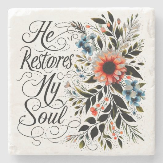 Er restauriert mein Soul Steinuntersetzer (Vorderseite)