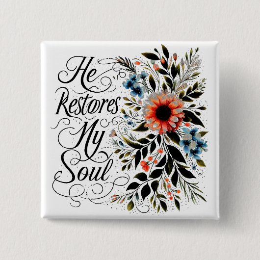 Er restauriert meine Blüte Button (Vorderseite)