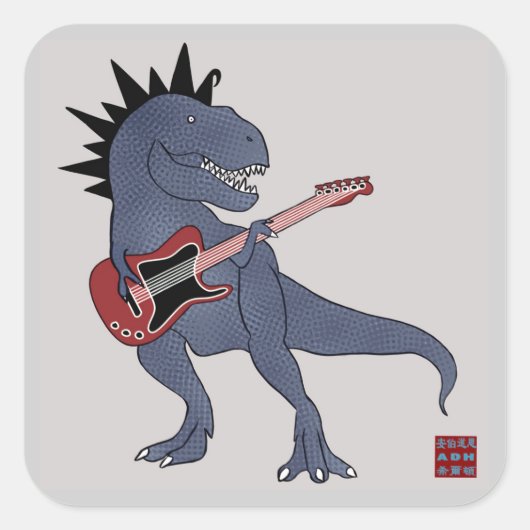 Er Rex Gitarren Stickers (Vorderseite)