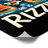 Er rizziert Ostern Christlich Jesus Vintag Jesus Poster (Ecke)